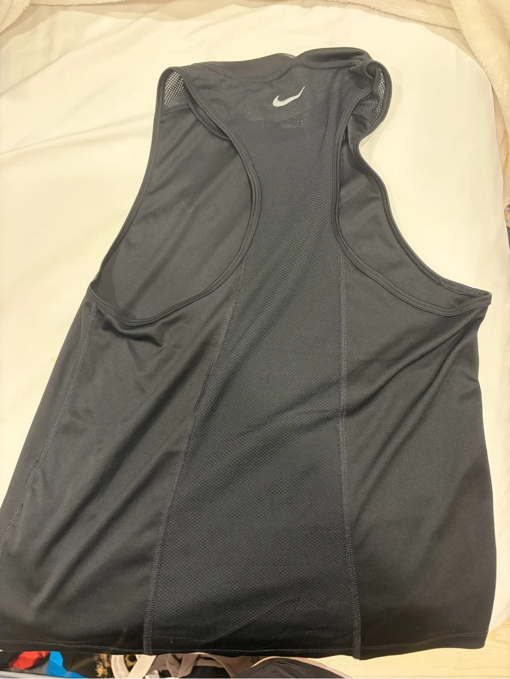 Nike Men’s Dri-FIT Sleeveless Swim Top in Black